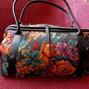 Vintage carpet bag